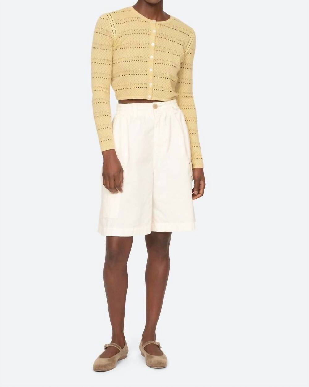 NEW SEA syble cardigan in yellow